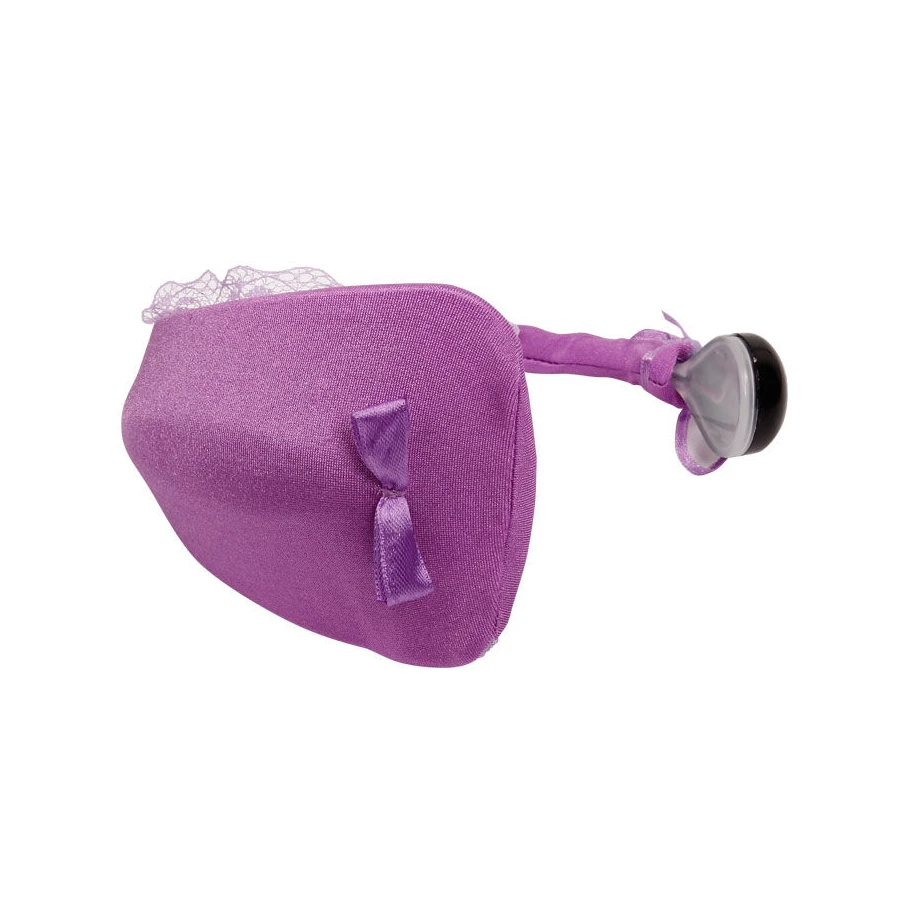 BAILE - THONG WITH VIBRATOR WITH LILAC REMOTE CONTROL
